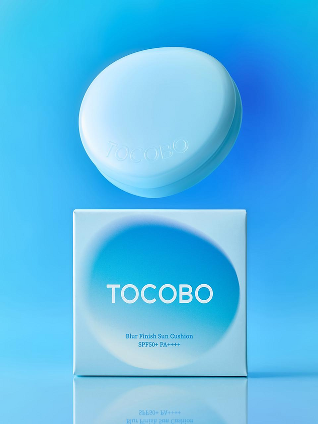 TOCOBO Blur Finish Sun Cushion 01 COTTON BLUE