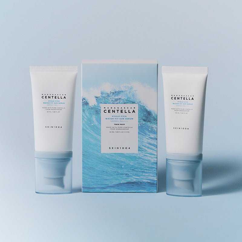 SKIN1004 Madagascar Centella Hyalu-Cica Water-Fit Sun Serum Twin Pack SPF50+ PA++++